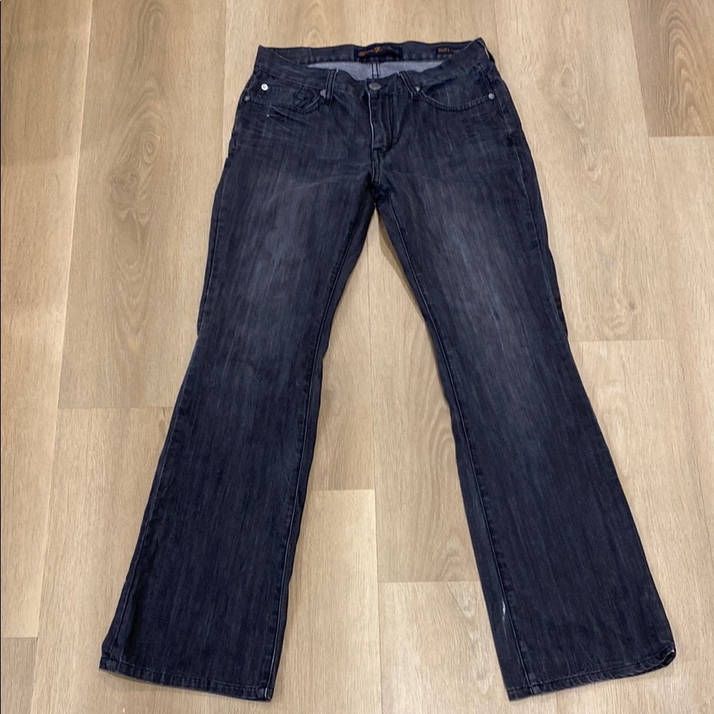 Seven7 Black Boot Cut Leg Jeans Men’s 31x34‎